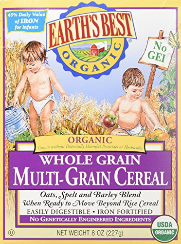 Earth s Best Baby Cereal - Multi Grain - 8 Oz - 2 Pk