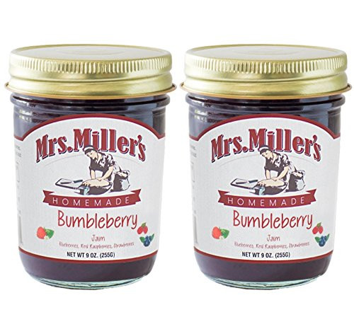 Mrs- Miller s Amish Homemade Bumbleberry Jam 9 Ounces - Pack of 2