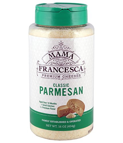 Mama Francesca Premium Classic Parmesan Grated Cheese  16 Ounce