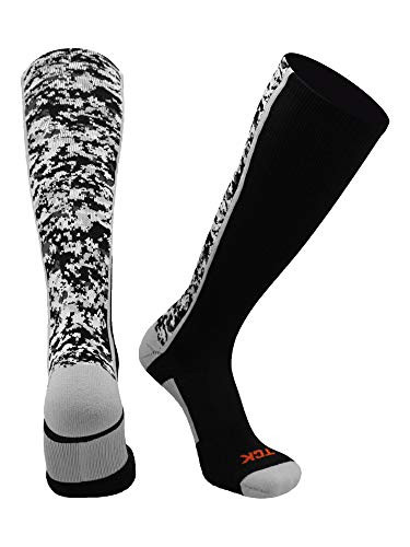 TCK Digital Camo OTC Socks Black  X-Large