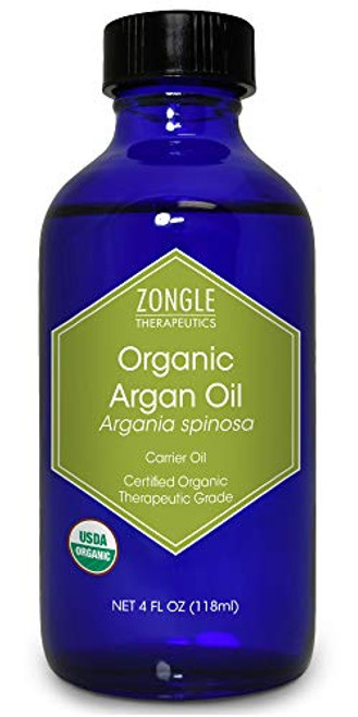Zongle USDA Certified Organic Argan Oil  Moroccan  Argania Spinosa  4 OZ