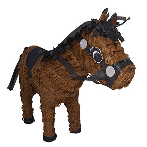 Brown Race Horse Pinata - Mexican Piñata - Handmade in Mexico