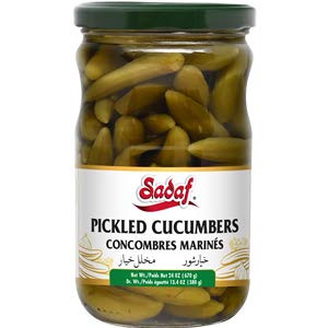 Sadaf Pickled Cucumbers   24 oz With Dill