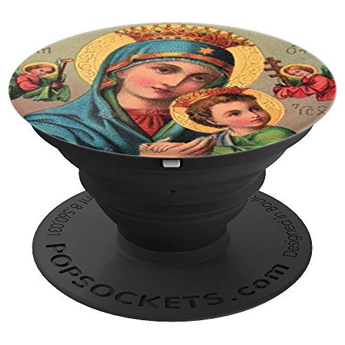 Virgin Mary Madonna And Child PopSockets Grip and Stand for Phones and Tablets Virgin Mary Madonna And Child PopSockets Grip and Stand for Phones and Tablets