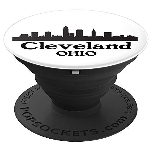 Cleveland Ohio Home  Cleveland City Skyline PopSockets Grip and Stand for Phones and Tablets