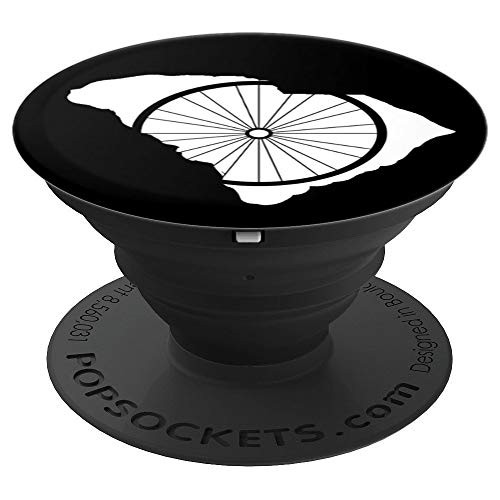 South Carolina Bike Wheel  SC Cycling Gear  SC Bicyclist PopSockets Grip and Stand for Phones and Tablets