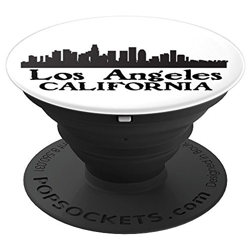 Los Angeles California Home  Los Angeles City Skyline PopSockets Grip and Stand for Phones and Tablets