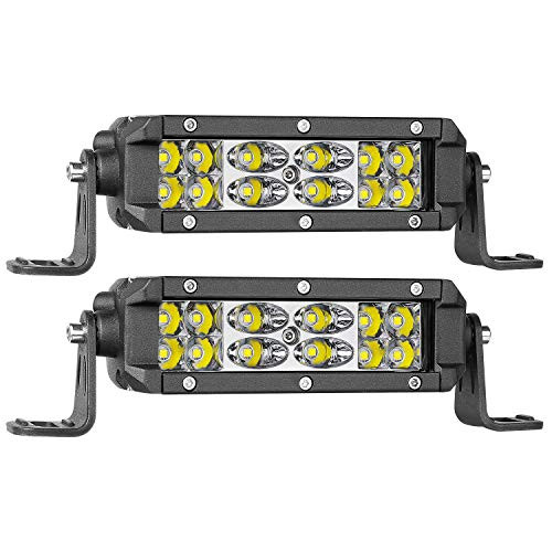 Wayup LED Light Bar 2Pcs 5 Inch 72W OSRAM LED Work light Pods Spot Flood Combo Off Road Super Slim Dual Row Driving Fog Lamps Waterproof for ATV UTV Truck Boat Jeep 4WD Motorcycle, 2 Years Warranty Wayup LED Light Bar 2Pcs 5 Inch 72W OSRAM LED Work light Pods Spot Flood Combo Off Road Super Slim Dual Row Driving Fog Lamps Waterproof for ATV UTV Truck Boat Jeep 4WD Motorcycle, 2 Years Warranty