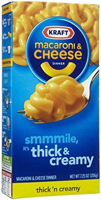 Kraft Thick and Creamy Macaroni and Cheese Dinner  7-25 oz Box-set of 2