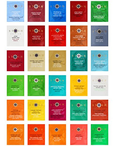 Snack Chest Stash Tea, Mixed Tea and More Tea Variety Assortment Sampler (90 Count)
