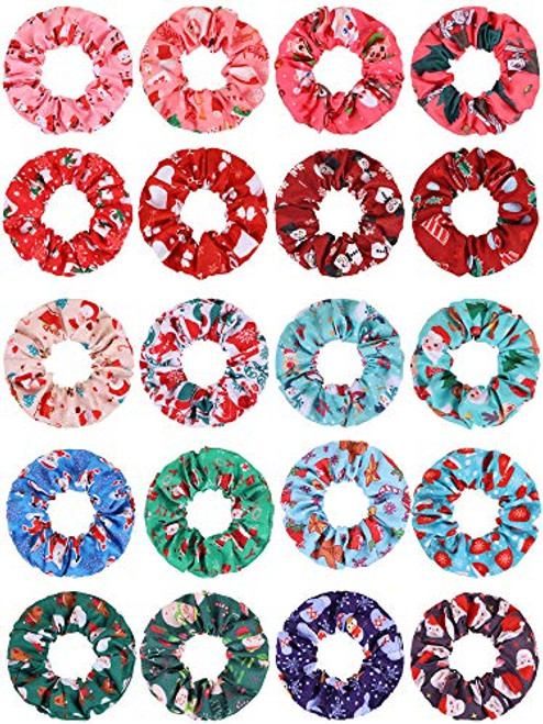 20 Pieces Christmas Hair Scrunchies Hair Scarf Soft Elastic Hair Bands Plaid Hair Scrunchy Ties Scrunchies Hair Ties Ropes Christmas Ponytail Holders for Women Girls Classic 20 Pieces Christmas Hair Scrunchies Hair Scarf Soft Elastic Hair Bands Plaid Hair Scrunchy Ties Scrunchies Hair Ties Ropes Christmas Ponytail Holders for Women Girls Classic