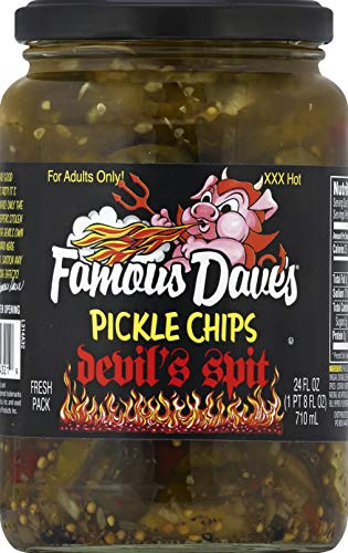 Famous Dave s Devil s Spit Pickle Chips  24 oz