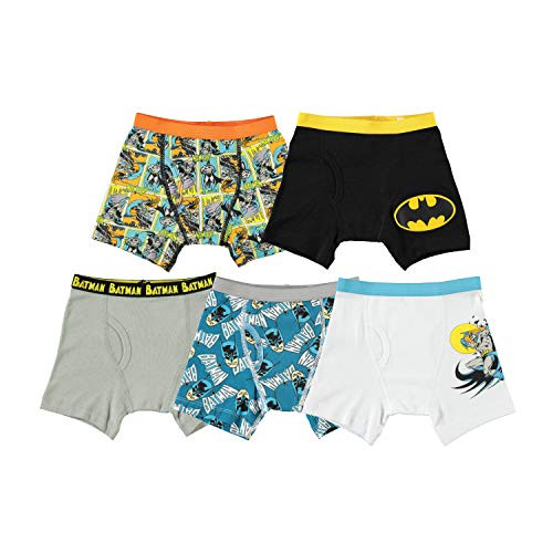 DC Comics Boys  Big Batman Classic 5pk Boxer Briefs  BMCottonBxrbr5pk  6