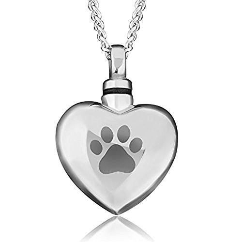 CharmSStory Heart Urn Necklaces Pet Dog Paw Print Cremation Necklace Memorial Pendant Ashes Dog Paw Print 01 CharmSStory Heart Urn Necklaces Pet Dog Paw Print Cremation Necklace Memorial Pendant Ashes Dog Paw Print 01