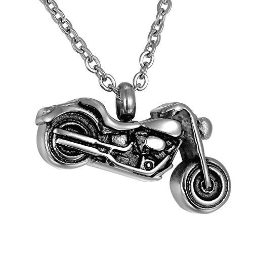 HooAMI Vintage Motorcycle Biker Cremation Jewelry for Ashes Keepsake Memorial Urn Necklace HooAMI Vintage Motorcycle Biker Cremation Jewelry for Ashes Keepsake Memorial Urn Necklace