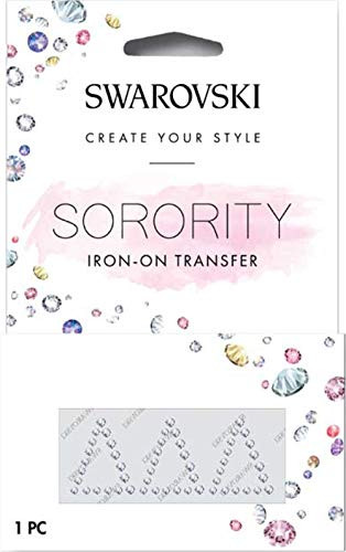 Delta Delta Delta Sorority Shop Iron-on Transfers with Premium Swarovski Crystals-
