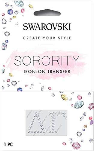 Delta Gamma Sorority Shop Iron-on Transfers with Premium Swarovski Crystals-