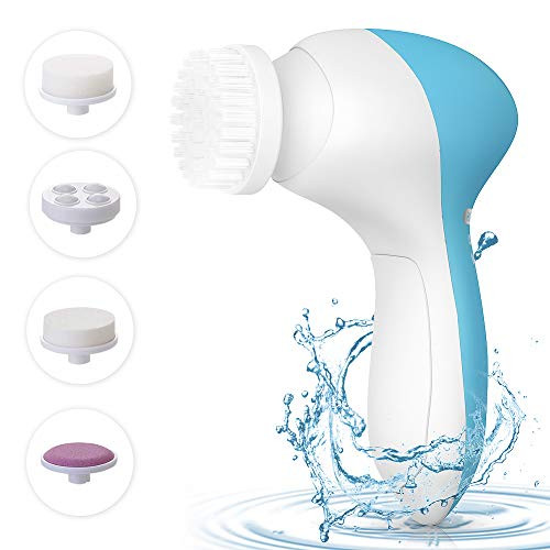 Lxh Facial Cleansing Brush Newest 2020 Waterproof Face Spin Brush with 5 Brush Heads for Deep Cleansing Gentle Exfoliating Removing Blackhead Massaging Lxh Facial Cleansing Brush Newest 2020 Waterproof Face Spin Brush with 5 Brush Heads for Deep Cleansing Gentle Exfoliating Removing Blackhead Massaging
