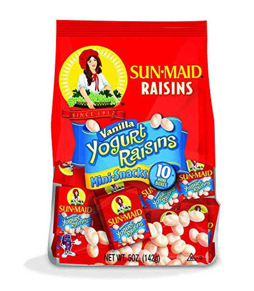 Sun-Maid Yogurt Raisins 0-5 OZ Vanilla  Pack - 2
