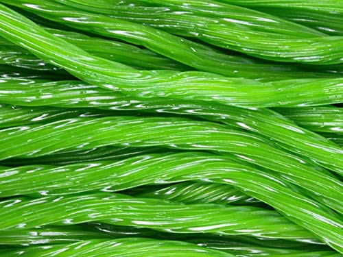 Smarty Stop All Color Licorice Twist Candy Green Apple  2 LB