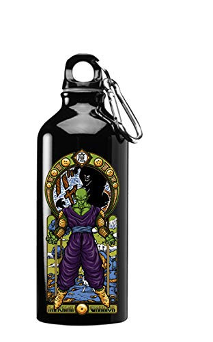 Hat Shark Name K Fighting Powerful Men Anime Parody Design 3D Color Printed 17 oz Stainless Steel Water Bottle Black