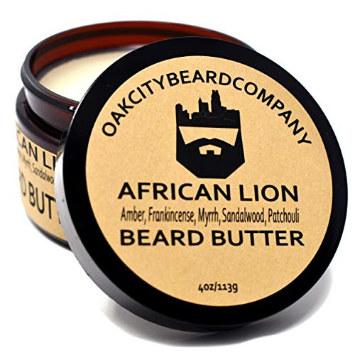 OakCityBeardCo- - African Lion - 4oz Beard Butter - Beard Conditioner OakCityBeardCo- - African Lion - 4oz Beard Butter - Beard Conditioner