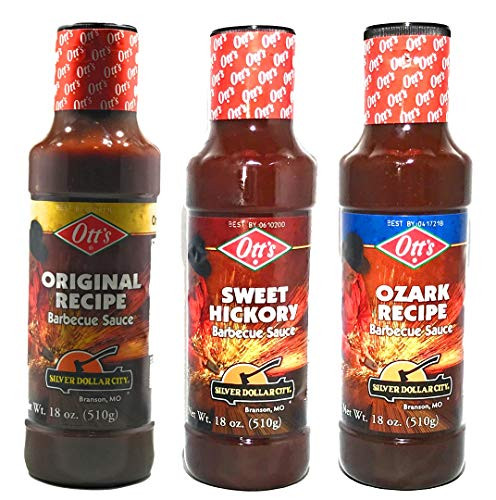 Ott s Silver Dollar City BBQ Branson Mo - Souvenir Gift Pack Ozark Recipe  Sweet Hickory  Original Recipe