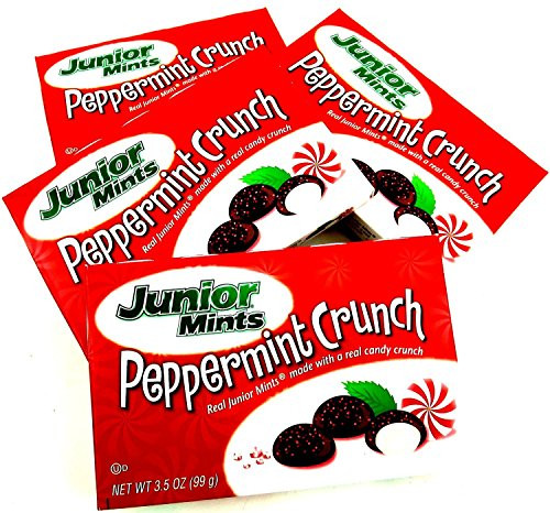Junior Mints Peppermint Crunch  4 pack of 3-5oz boxes