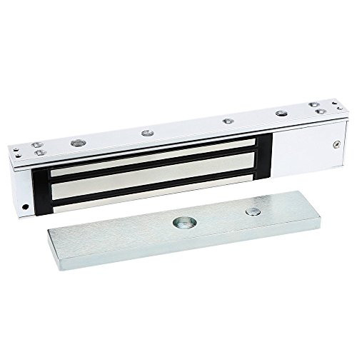 FUGEST 600lbs Electromagnetic Lock Holding Force for Access Control Single Door 12V