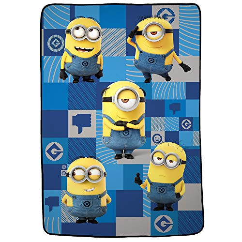 Franco Kids Bedding Super Soft Blanket  Twin-Full Size 62 x 90  Despicable Me Minions