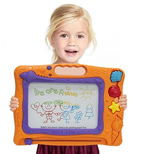 Keflar Toys Erasable Pad Writing Kids Toddlers Large Magnetic Doodle Sketch Board by Colorful Erasable Drawing Board - Perfect for Toddlers