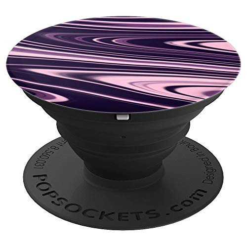 Pink and Purple Liquified Paint Swirl Pattern For Girls PopSockets Grip and Stand for Phones and Tablets