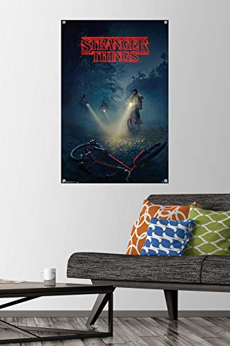 Netflix Stranger Things - Bikes Wall Poster with Push Pins