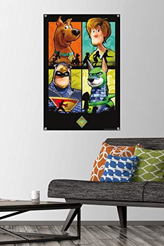 Scooby- Doo  Scoob! - Grid Wall Poster with Push Pins