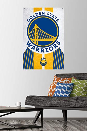 NBA Golden State Warriors - Logo 19 19 Wall Poster with Push Pins