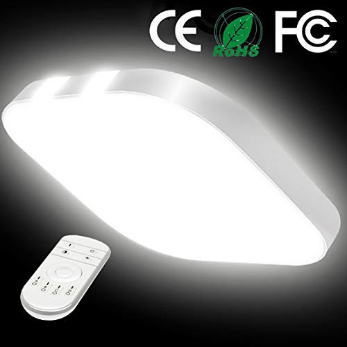 12inch 15W Dimmable LED Ceiling Light 2800-6500K Kitchen Light Fixtures Ceiling Flush Mount with Remote Ceiling Lighting Bathroom Living Room Bedroom