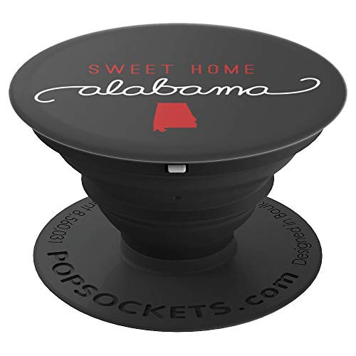 Alabama State Outline Sweet PopSockets Grip and Stand for Phones and Tablets
