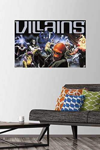 Marvel Comics - Marvel 80th Anniversary - VIllains Wall Poster with Push Pins