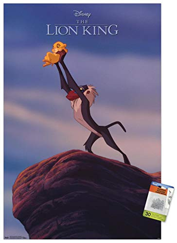 Disney The Lion King 1994 - Pride Rock Wall Poster with Push Pins