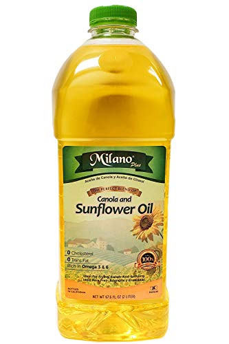 Milano Plus Blended Sunflower and Canola Oil  67-6 Fl Oz Bottle  Plastic