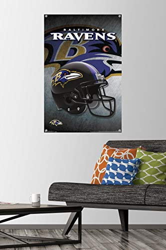 NFL Baltimore Ravens - Helmet 16 Wall Poster with Push Pins