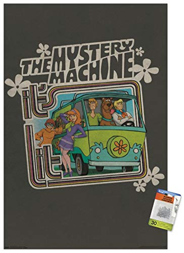 Scooby-Doo - Lit Wall Poster with Push Pins