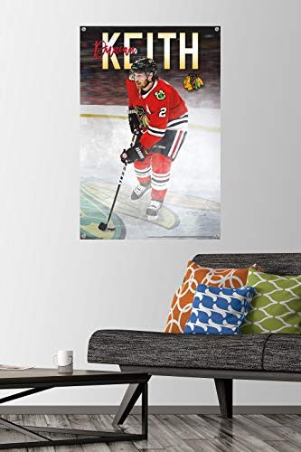 NHL Chicago Blackhawks - Duncan Keith 17 Wall Poster with Push Pins