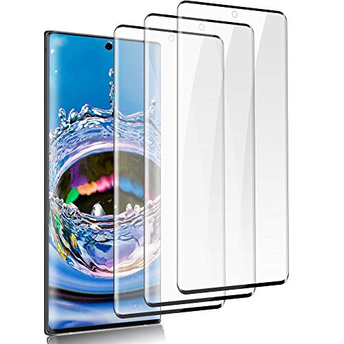 3 Pack Galaxy Note 10 Screen Protector Tempered glass Support fingerprint HD Clear 3D Curved Full Coverage 9H Hardness Case Friendly No bubbles for Samsung Galaxy Note 10 6-3 3 Pack Galaxy Note 10 Screen Protector Tempered glass Support fingerprint HD Clear 3D Curved Full Coverage 9H Hardness Case Friendly No bubbles for Samsung Galaxy Note 10 6-3