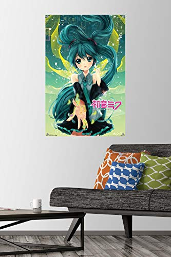 Hatsune Miku - Notes Wall Poster with Push Pins
