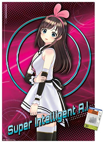 Kizuna Ai - Pose Wall Poster with Push Pins