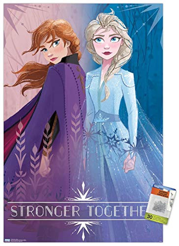 Disney Pixar Frozen 2 - Sisters Wall Poster with Push Pins