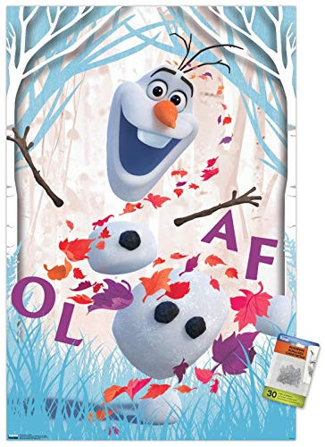 Disney Pixar Frozen 2 - Olaf Wall Poster with Push Pins