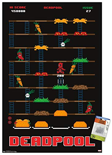 Marvel Comics - Deadpool - Game Wall Poster with Push Pins