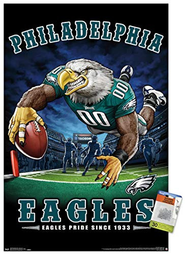 NFL Philadelphia Eagles - End Zone 17 Wall Poster with Push Pins
